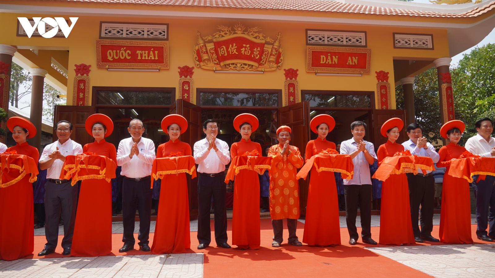 Khánh thành công trình trùng tu đình Vạn Phước - nơi thờ linh vị nhạc sư Nguyễn Quang Đại