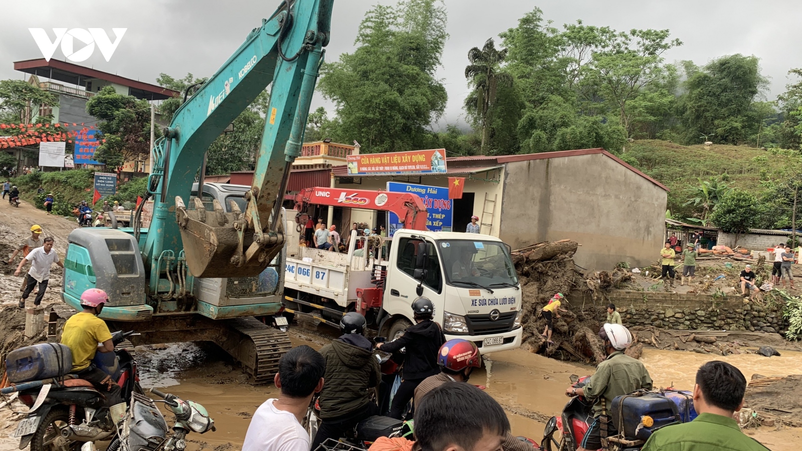 Huyện Văn Bàn (Lào Cai) khẩn trương khắc phục hậu quả trận lũ ống