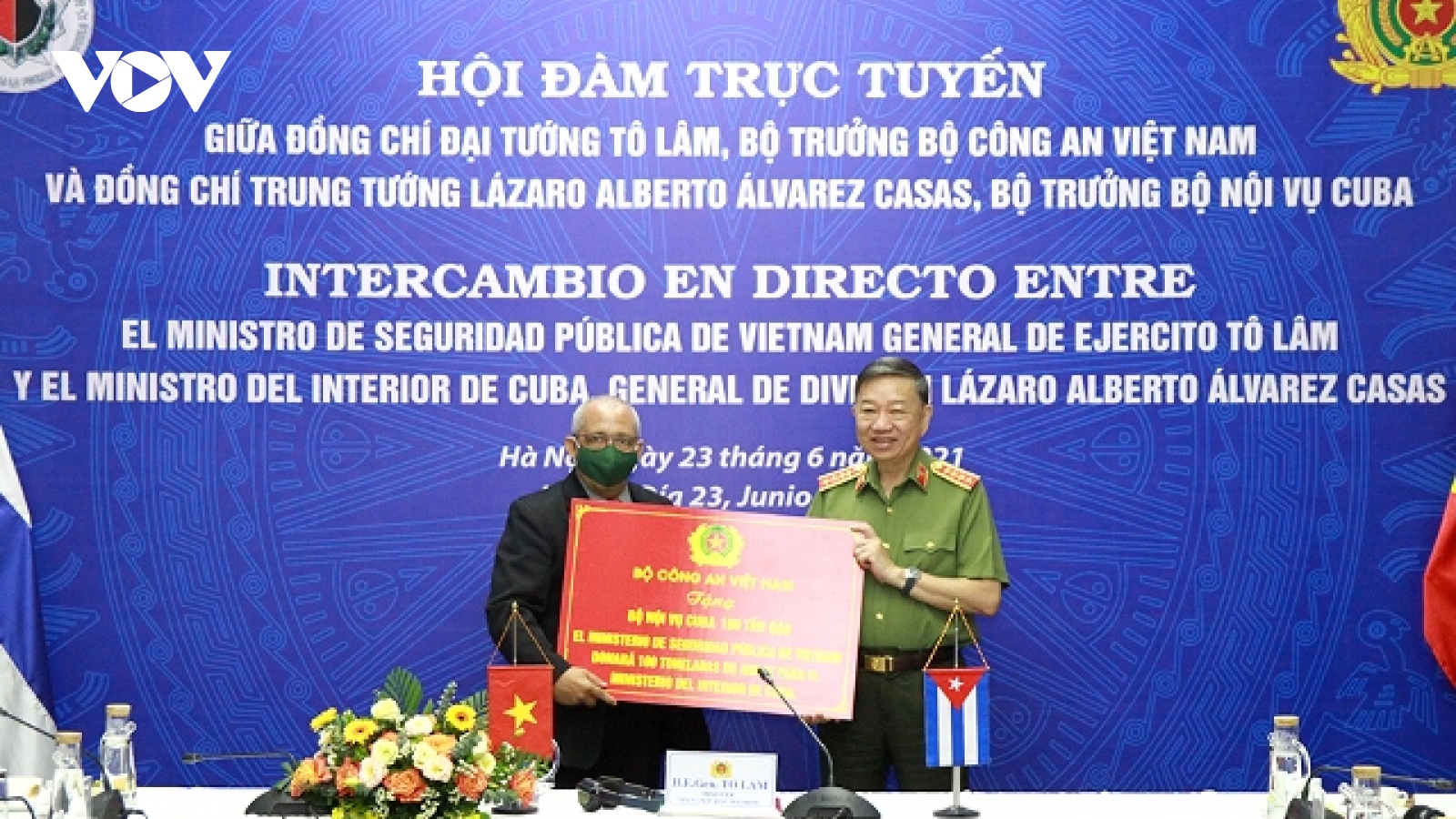 Thúc đẩy quan hệ hợp tác giữa Bộ Công an Việt Nam và Bộ Nội vụ Cuba