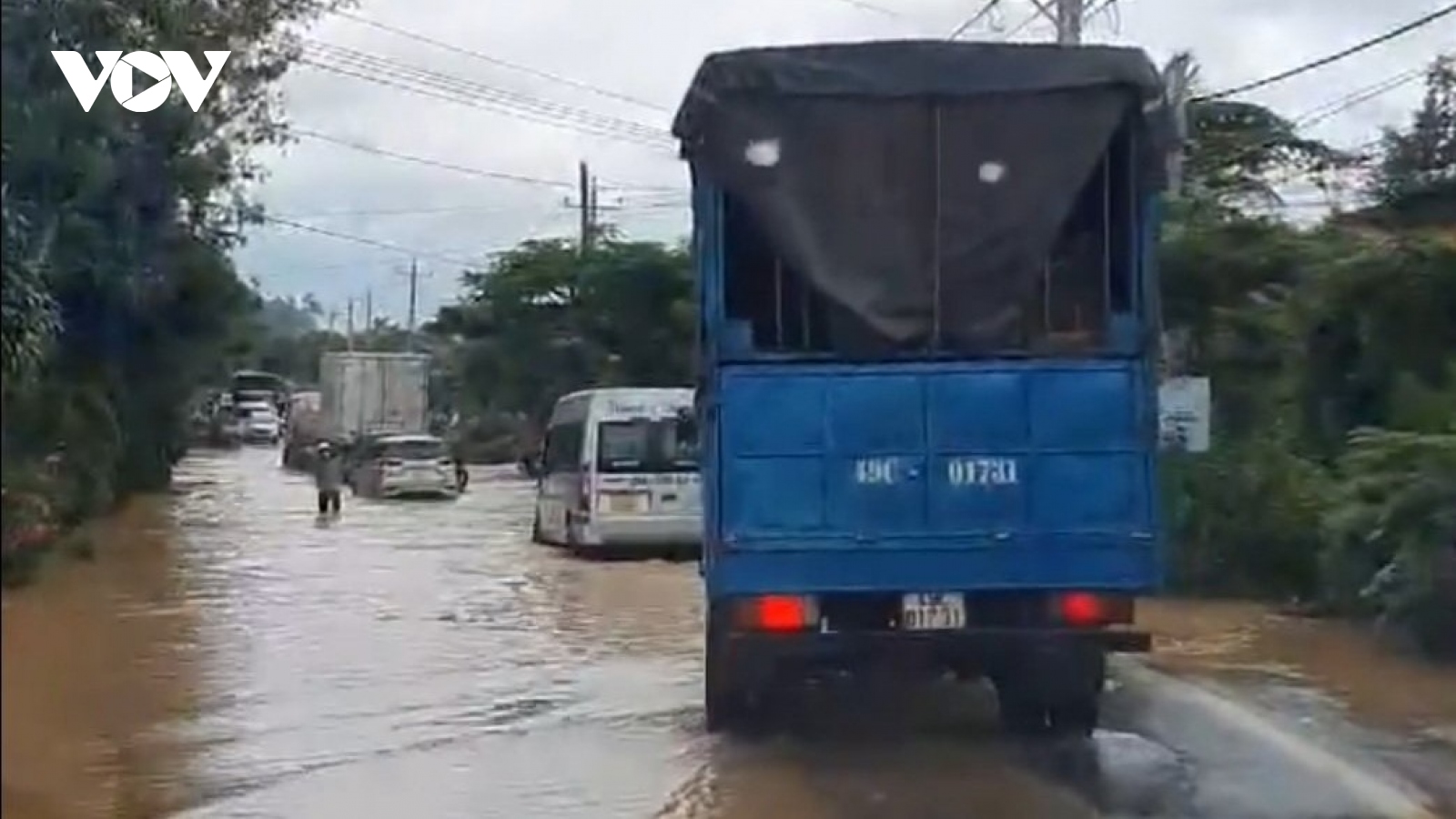 Mưa lớn kéo dài gây ngập cục bộ nhiều khu vực ở Lâm Đồng