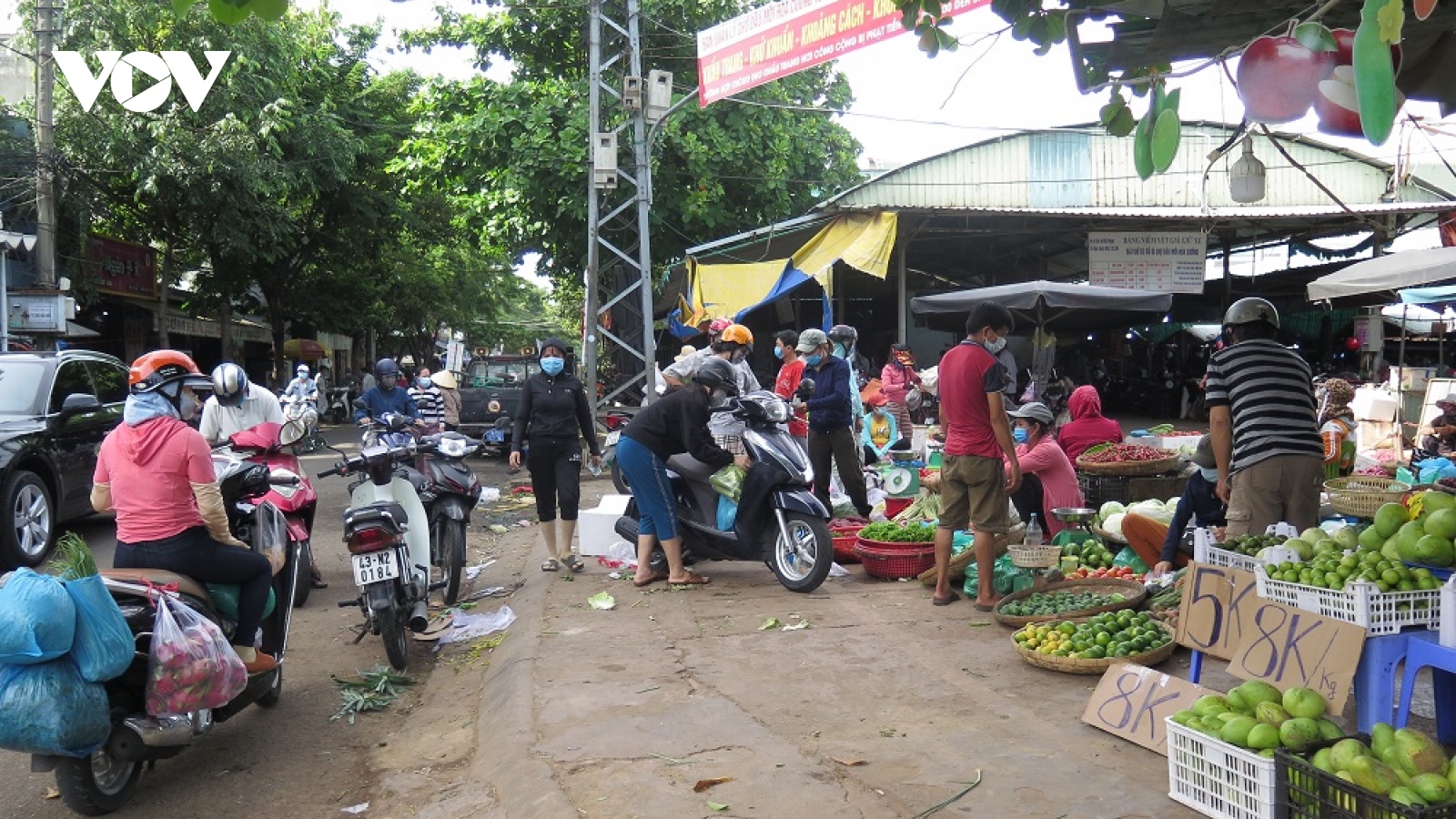 Công tác phòng, chống dịch tại các chợ ở Đà Nẵng còn lơi lỏng