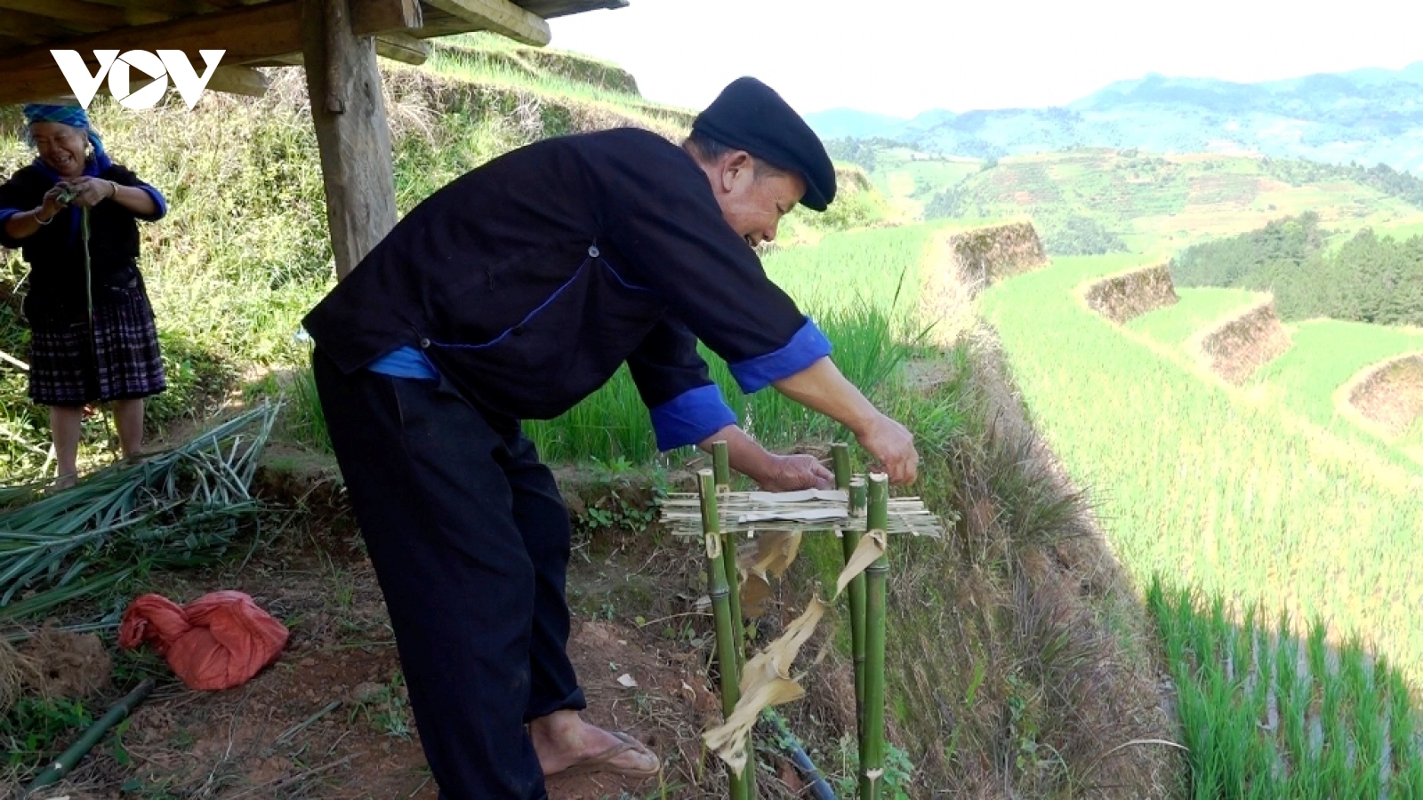 Độc đáo lễ cúng ruộng bậc thang của đồng bào Mông ở Mù Cang Chải 