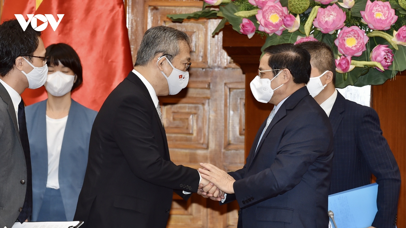 Thủ tướng Chính phủ Phạm Minh Chính tiếp Đại sứ Nhật Bản Yamada Takio