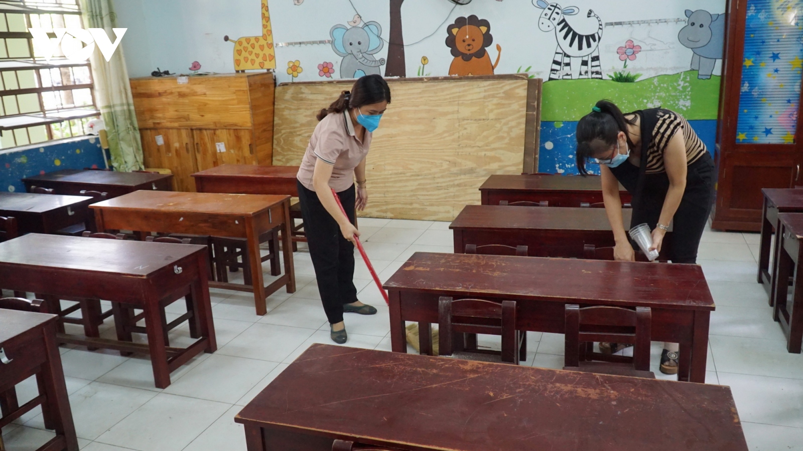 Đà Nẵng dọn vệ sinh các điểm cách ly y tế tại trường học, chuẩn bị đón học sinh