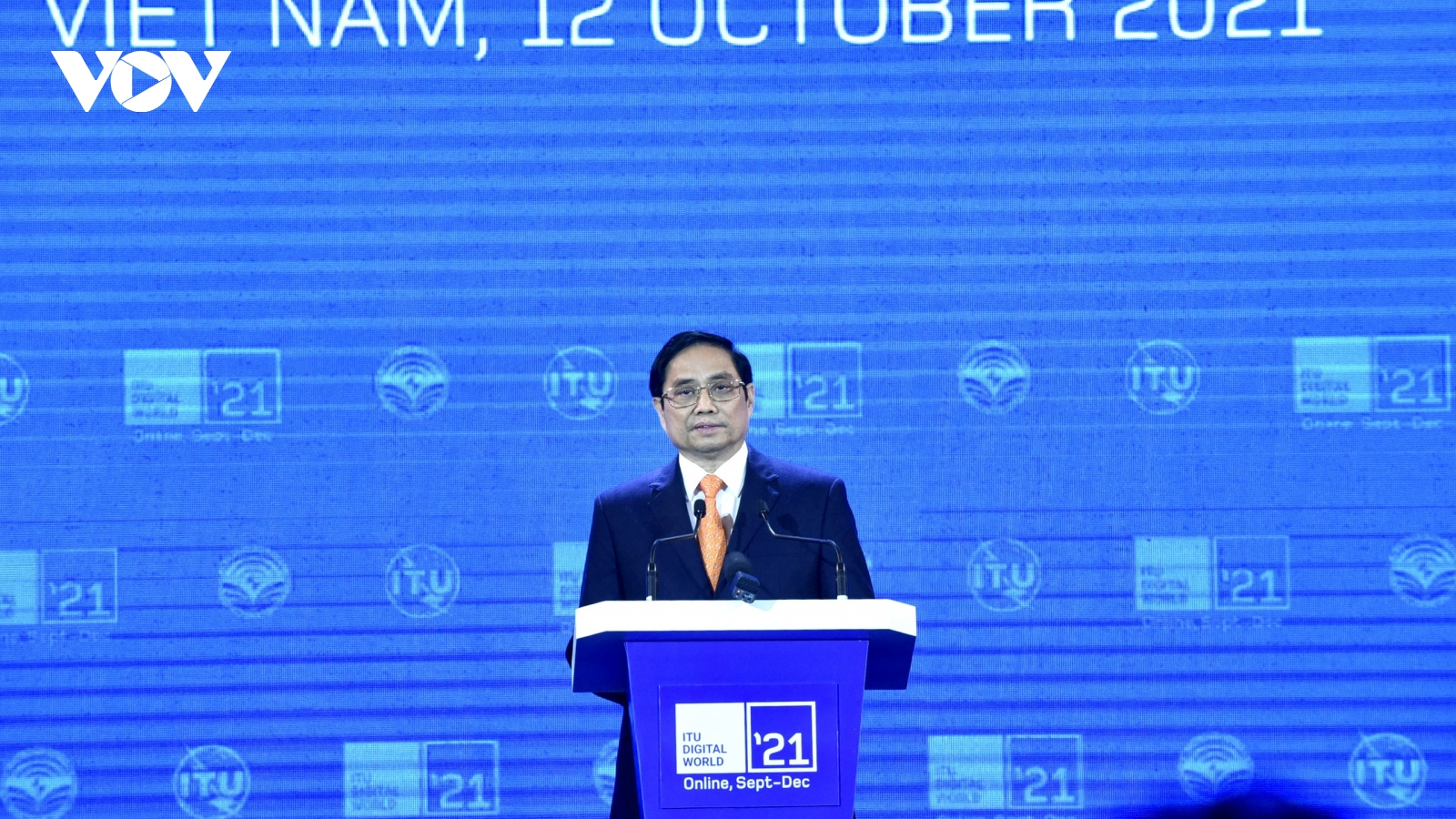 Thủ tướng Phạm Minh Chính phát biểu khai mạc Triển lãm Thế giới số 2021