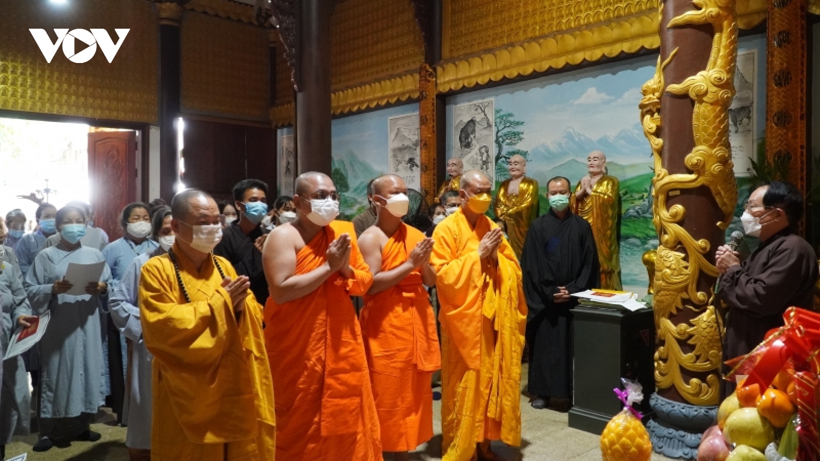 Chùa Phật tích Vientiane (Lào) tổ chức Lễ truy điệu Đại lão hòa thượng Thích Phổ Tuệ