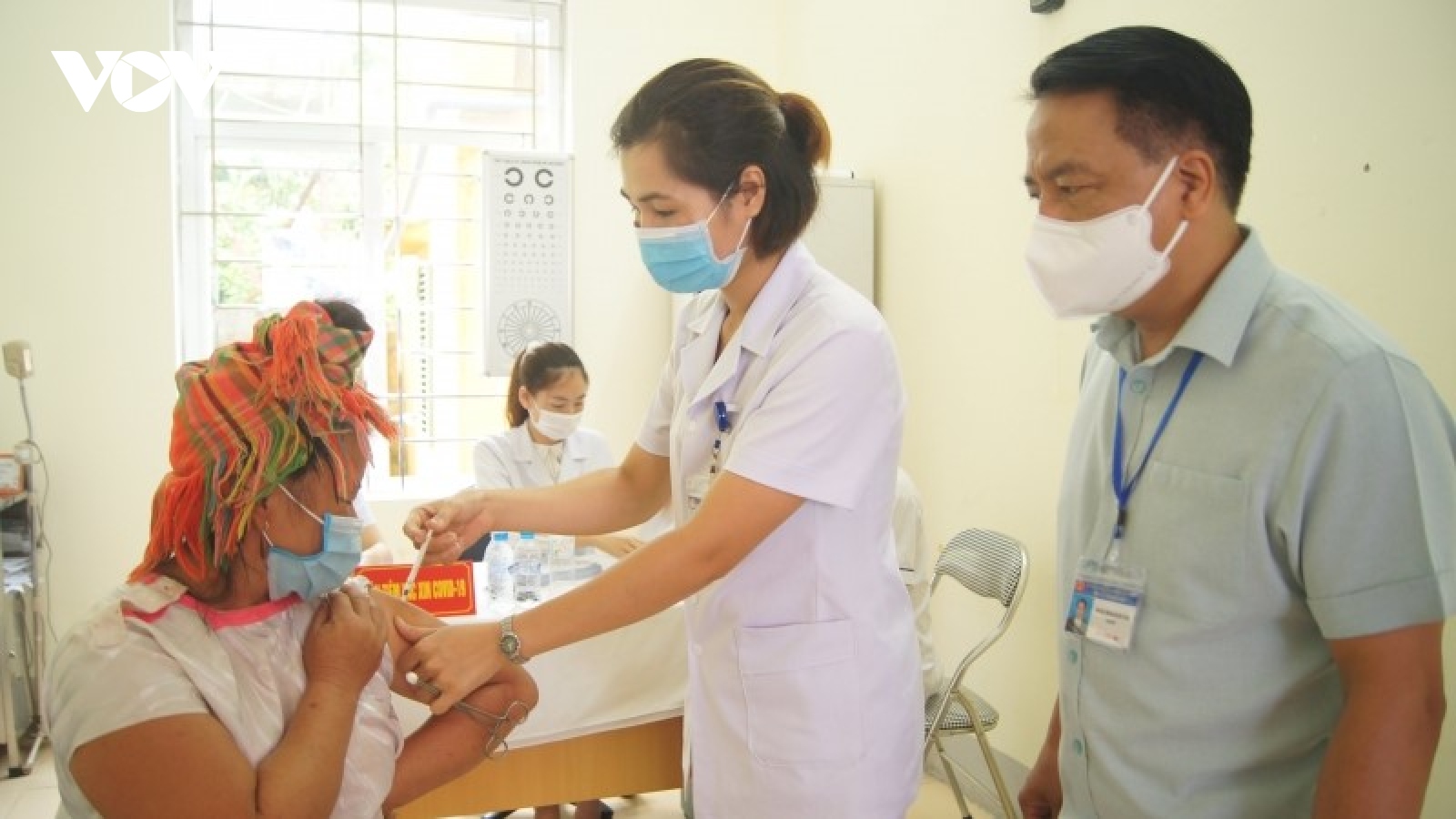 Hơn 60% người từ đủ 18 tuổi ở Điện Biên đã được tiêm 1 mũi vaccine
