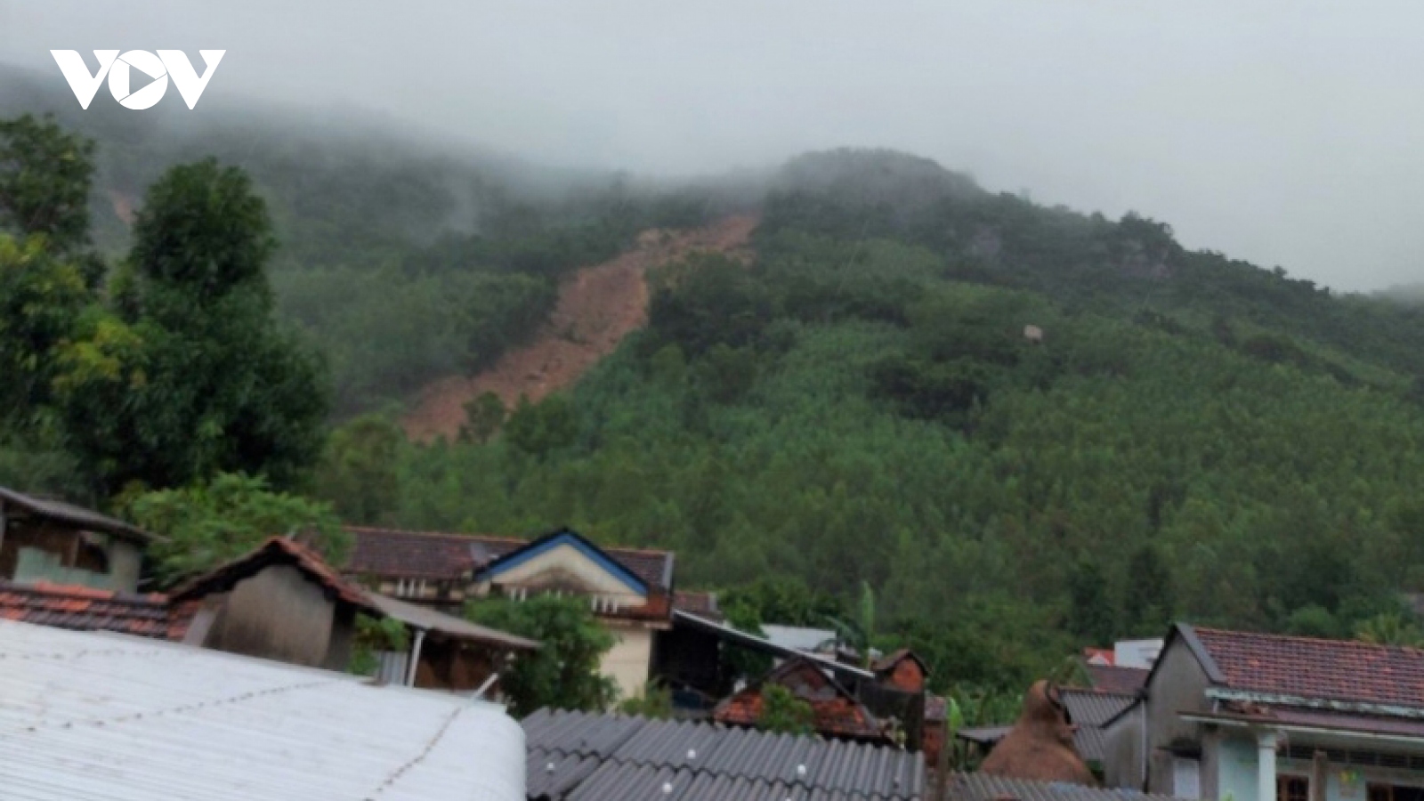 Núi Cấm, Bình Định sạt lở nghiêm trọng, di dời khẩn cấp hàng chục hộ dân