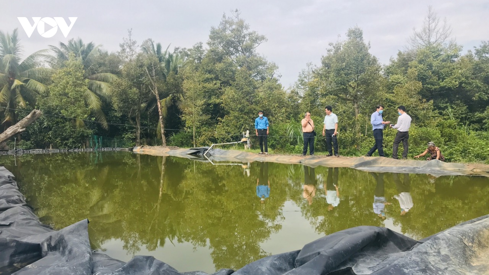 Bến Tre khuyến khích người dân đào ao "dã chiến"để trữ nước ngọt trong mùa hạn mặn