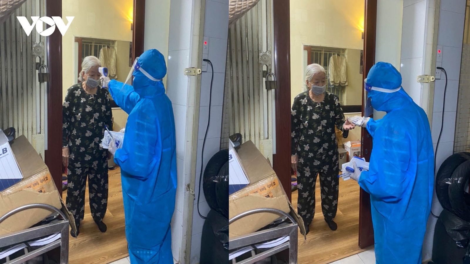Trạm y tế lưu động tại Hà Nội góp phần giảm gánh nặng cho các cơ sở điều trị Covid-19