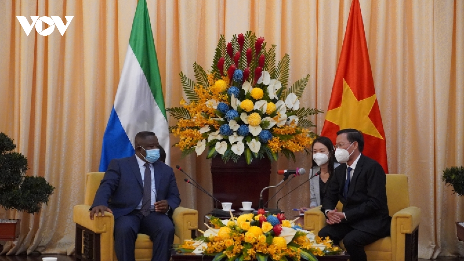 Chủ tịch UBND TP.HCM tiếp Tổng thống Cộng hoà Sierra Leone