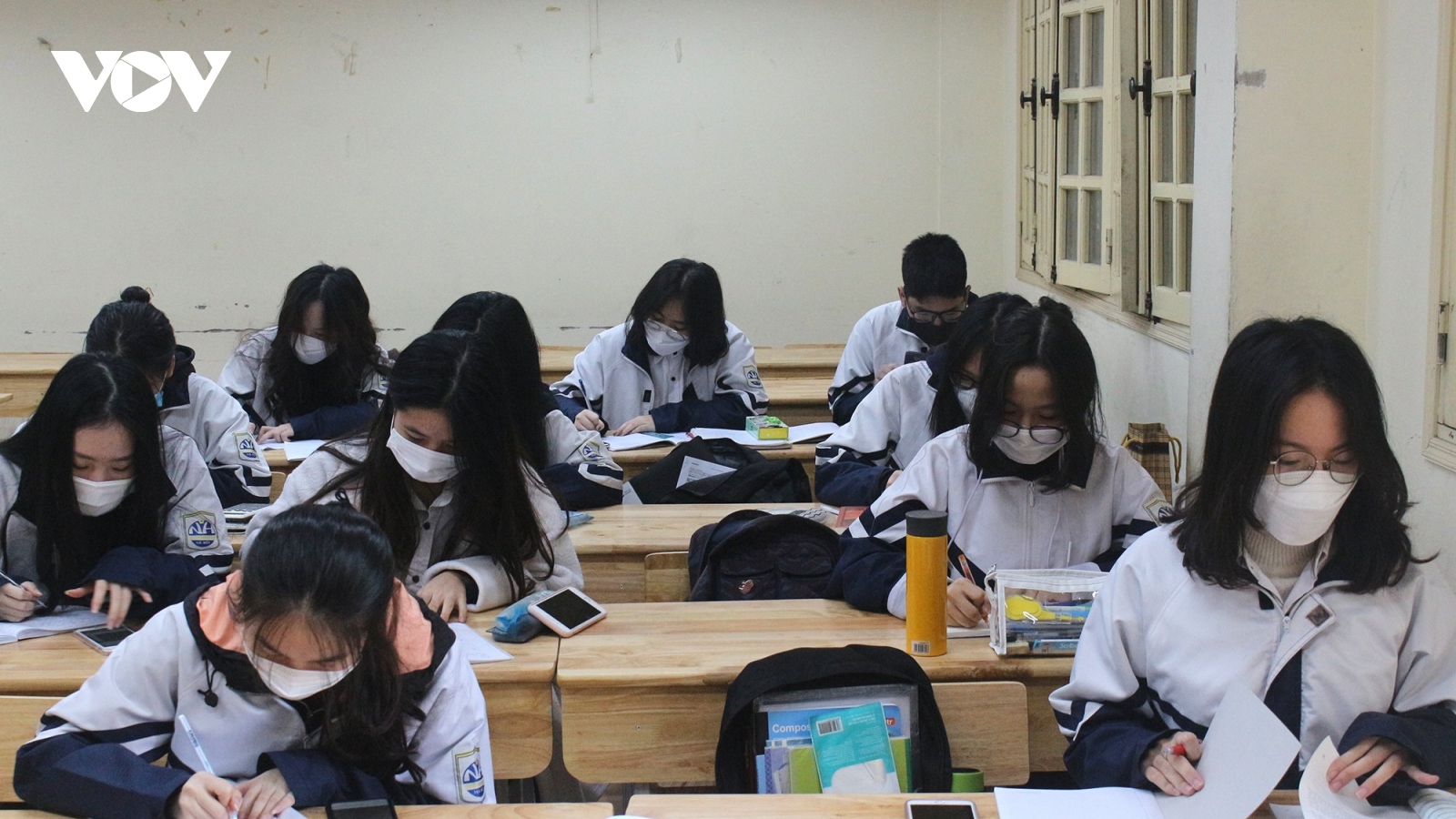 Các trường THCS tại Hà Nội tăng tốc ôn tập cho học sinh chuẩn bị thi vào lớp 10