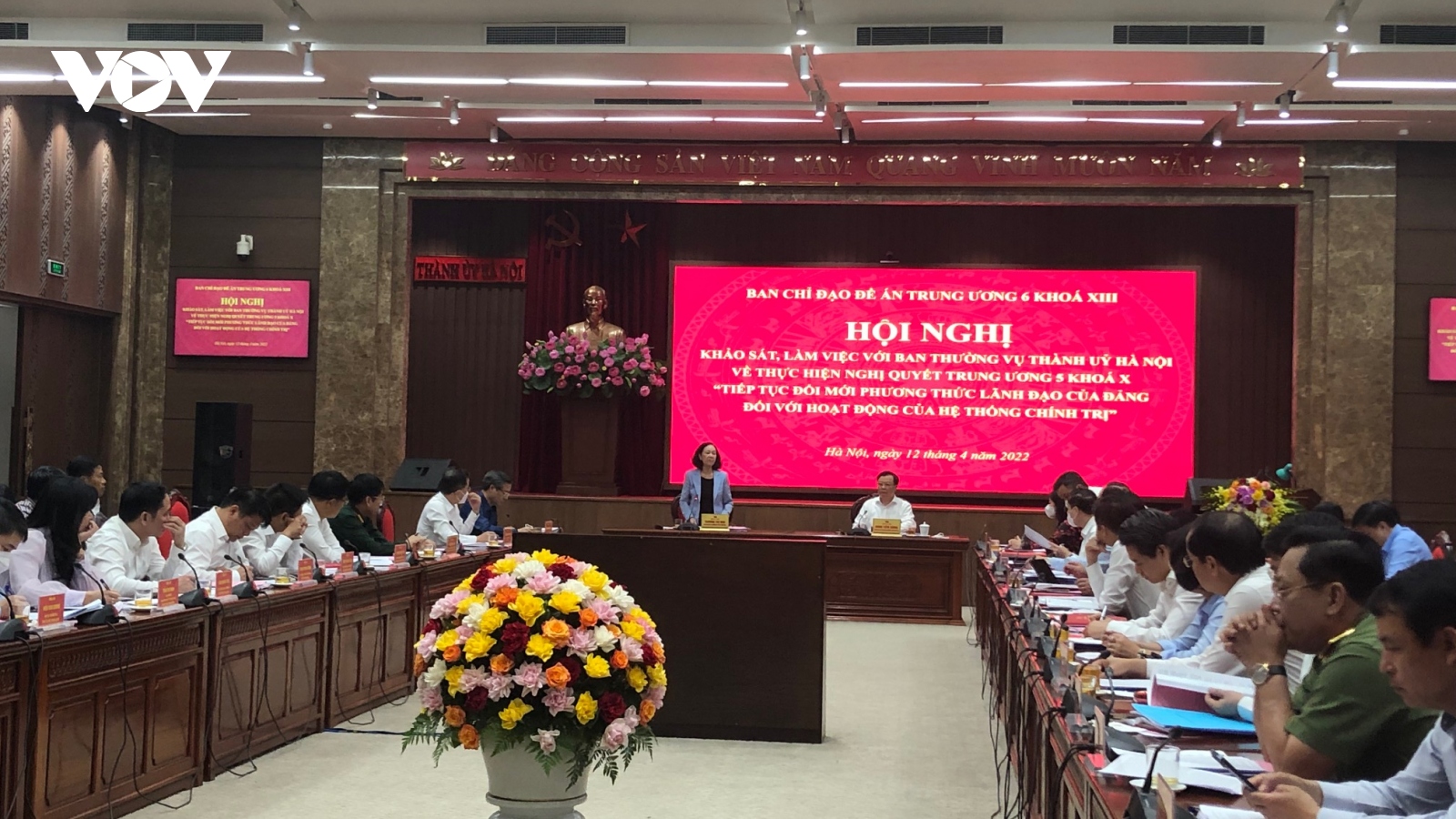 Bà Trương Thị Mai đánh giá cao năng lực cụ thể hóa Nghị quyết TW 5 khóa 10 của Hà Nội