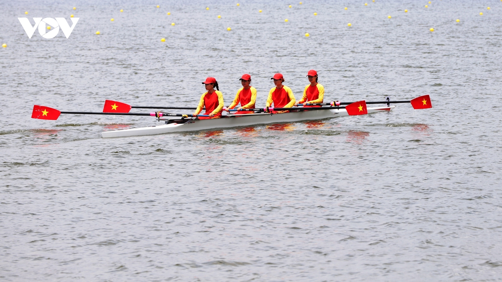 SEA Games 31: Đội tuyển rowing Việt Nam áp đảo trong ngày thi đấu đầu tiên