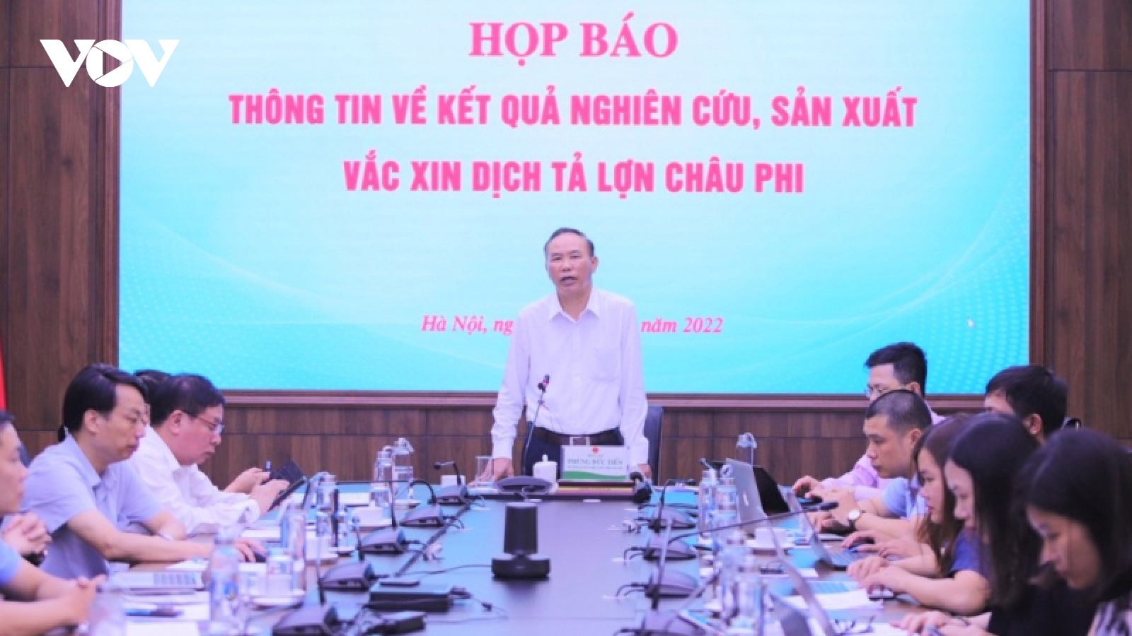 Việt Nam đã sản xuất thành công vaccine phòng bệnh tả lợn Châu Phi
