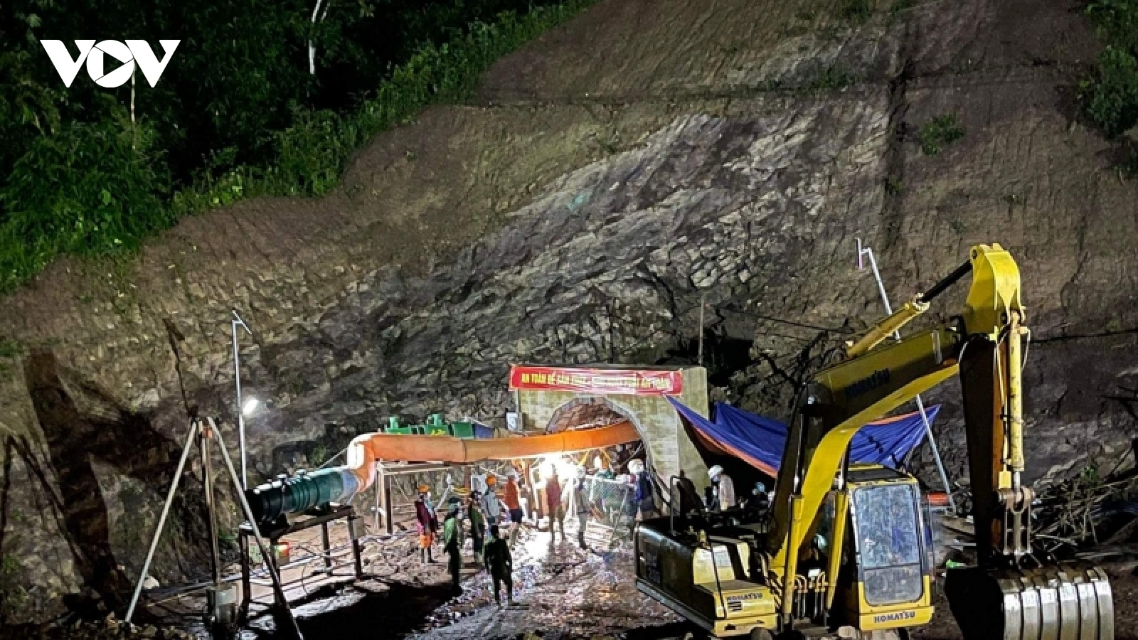 Tìm thấy thi thể công nhân bị lũ cuốn vào hầm thủy điện ở Điện Biên