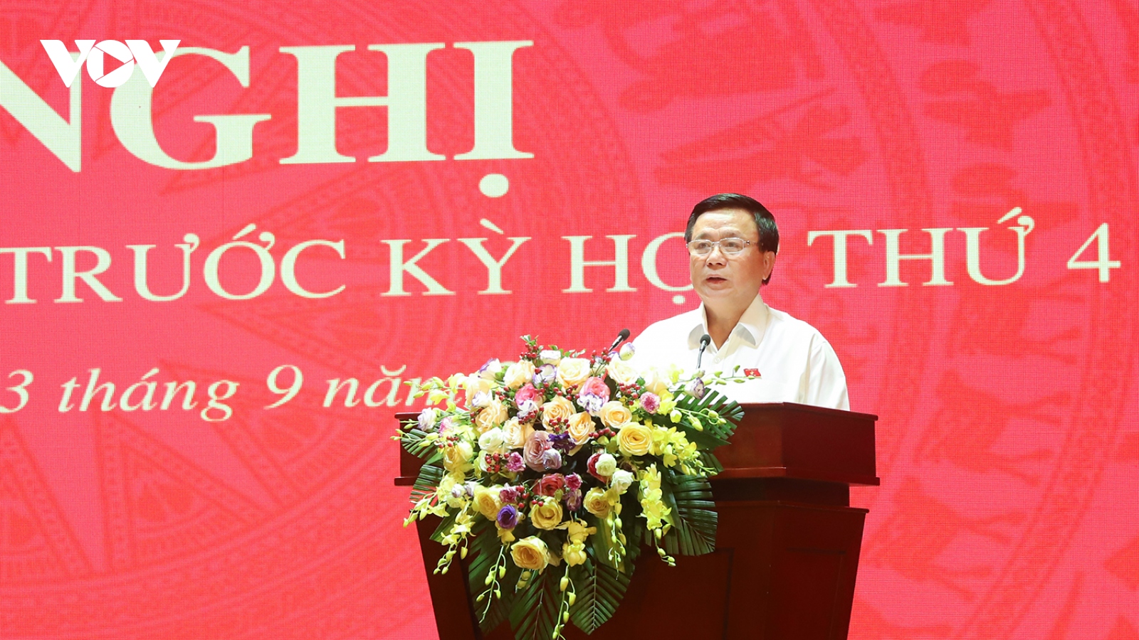 Uỷ viên Bộ Chính trị Nguyễn Xuân Thắng tiếp xúc cử tri TX Quảng Yên, Quảng Ninh