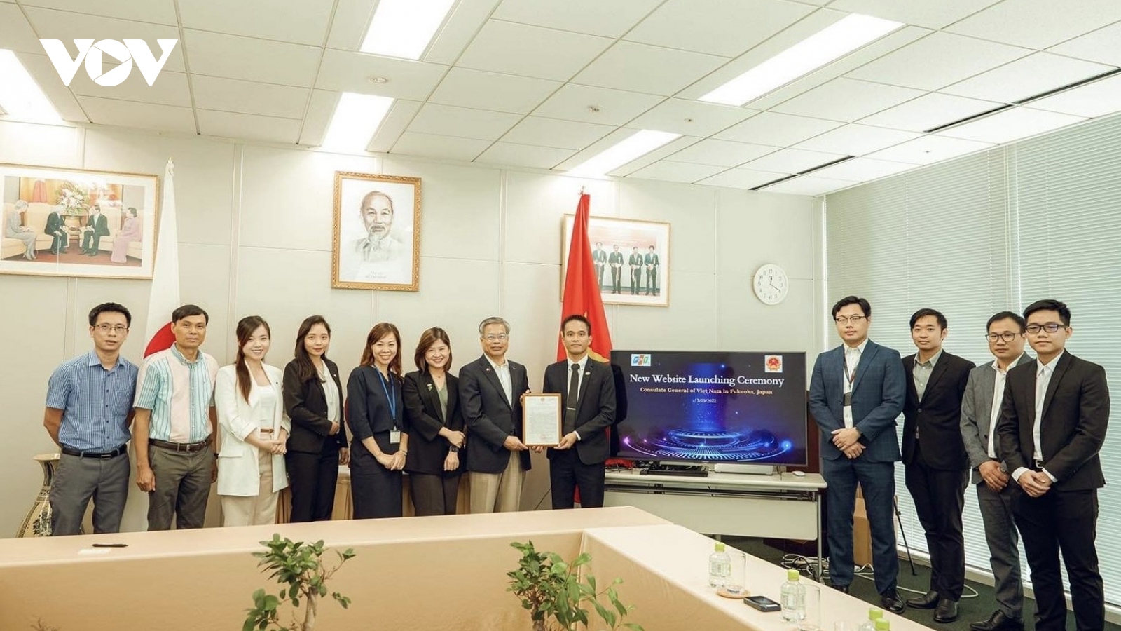 Tổng Lãnh sự quán Việt Nam tại Fukuoka, Nhật Bản khai trương thêm 1 website mới