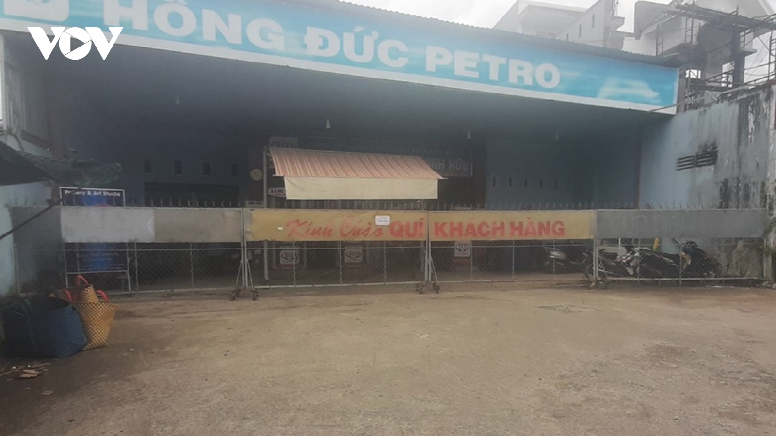 Một số cửa hàng xăng dầu tại Tiền Giang ngừng hoạt động, có dấu hiệu găm hàng