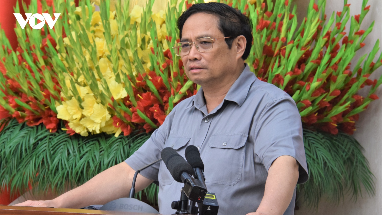 Thủ tướng Phạm Minh Chính làm việc với Ban Thường vụ Tỉnh ủy Phú Thọ