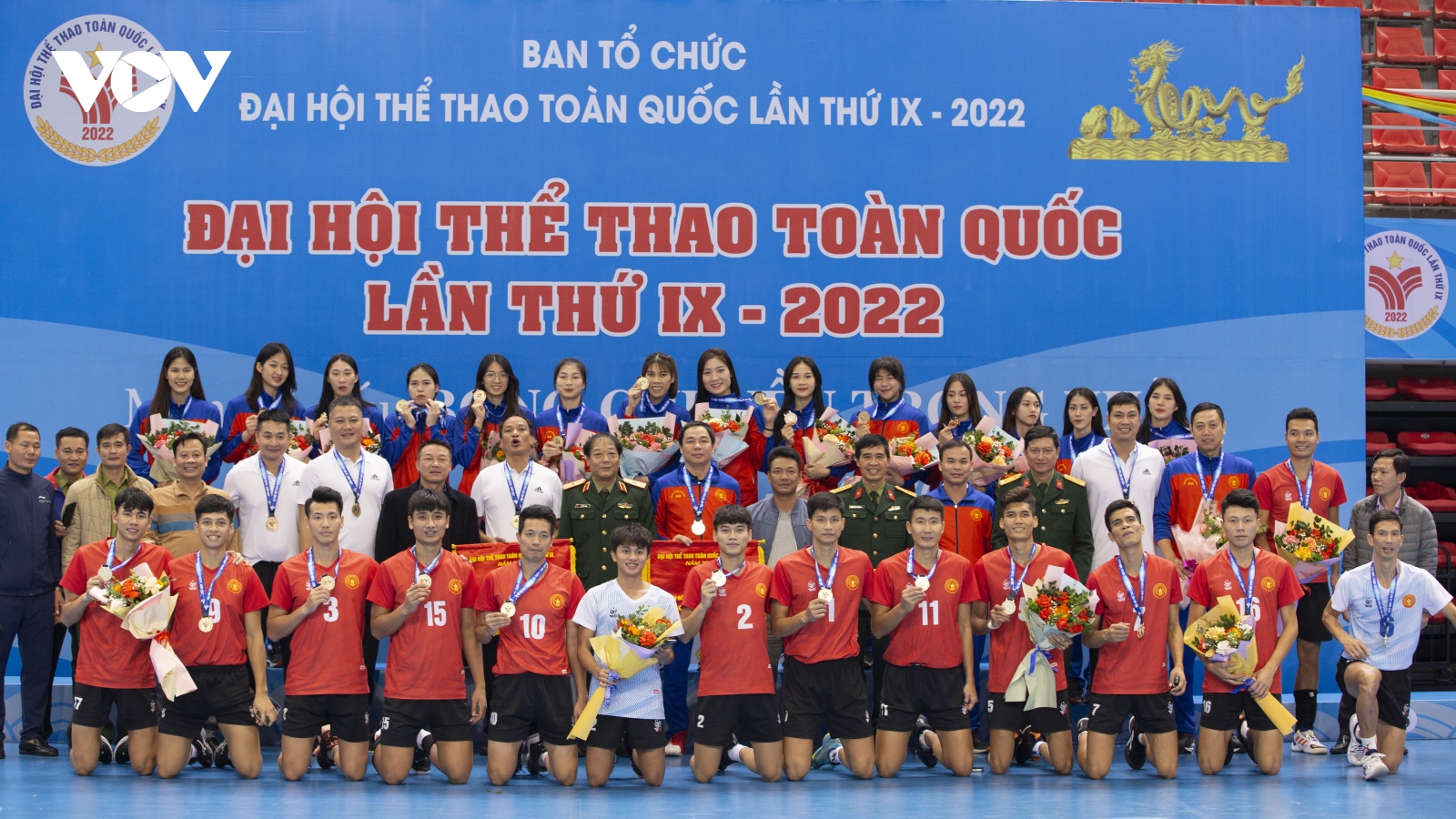 Bóng chuyền quân đội "ẵm" trọn 2 HCV Đại hội Thể thao toàn quốc 2022