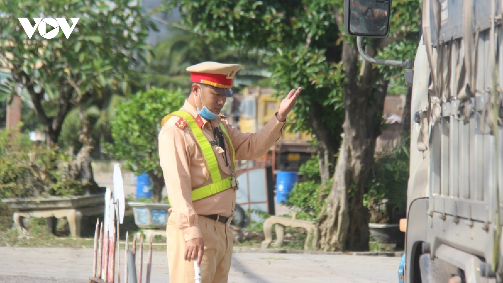 Cảnh sát giao thông Bình Định đảm bảo an toàn giao thông trong dịp Tết
