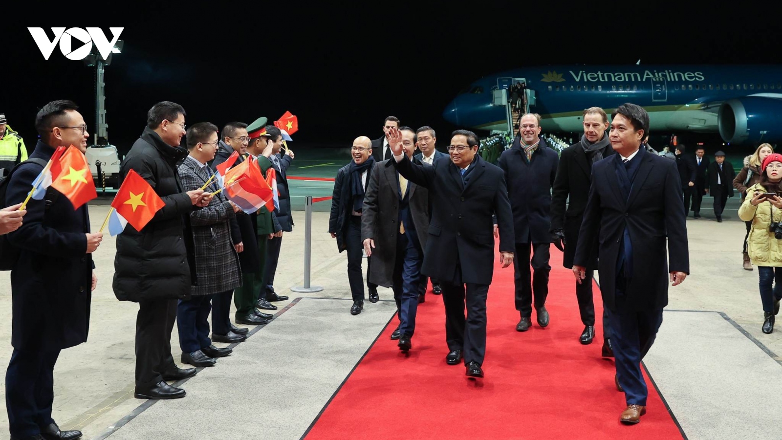 Thủ tướng Phạm Minh Chính bắt đầu chuyến thăm chính thức Luxembourg