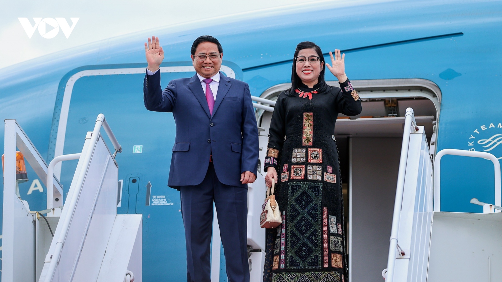 Lễ đón Thủ tướng Phạm Minh Chính và phu nhân thăm chính thức Brunei