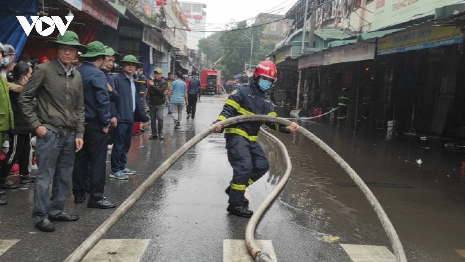 Chợ Tam Bạc (Hải Phòng) tan hoang sau vụ cháy