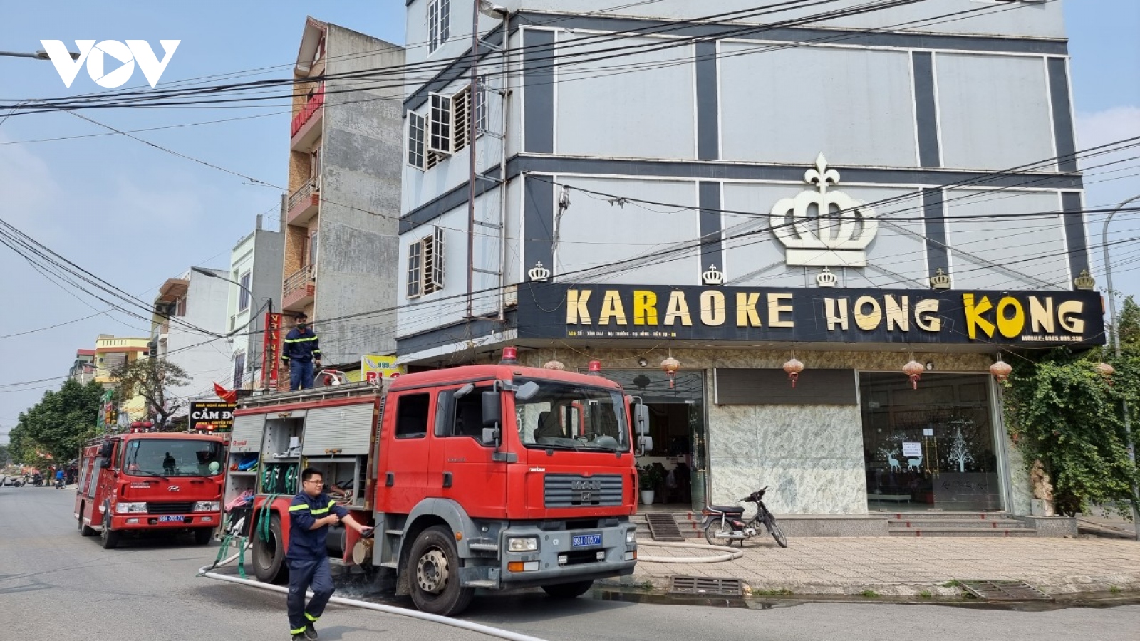 Cháy quán Karaoke đang bị tạm đình chỉ hoạt động ở Bắc Ninh