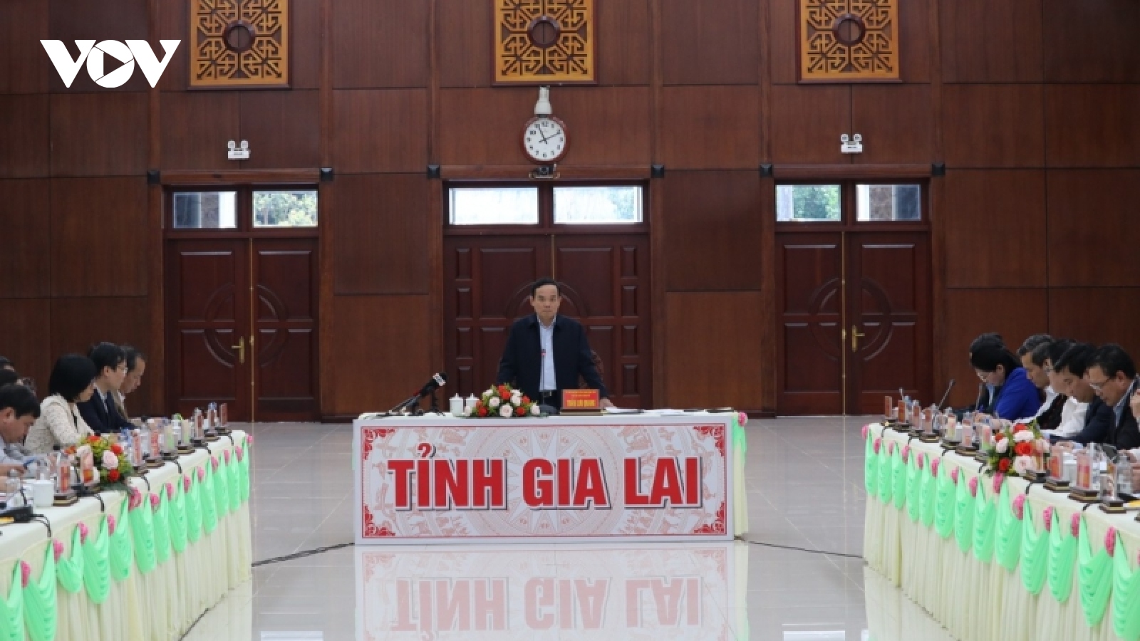 Phó Thủ tướng Trần Lưu Quang làm việc với các tỉnh Tây Nguyên