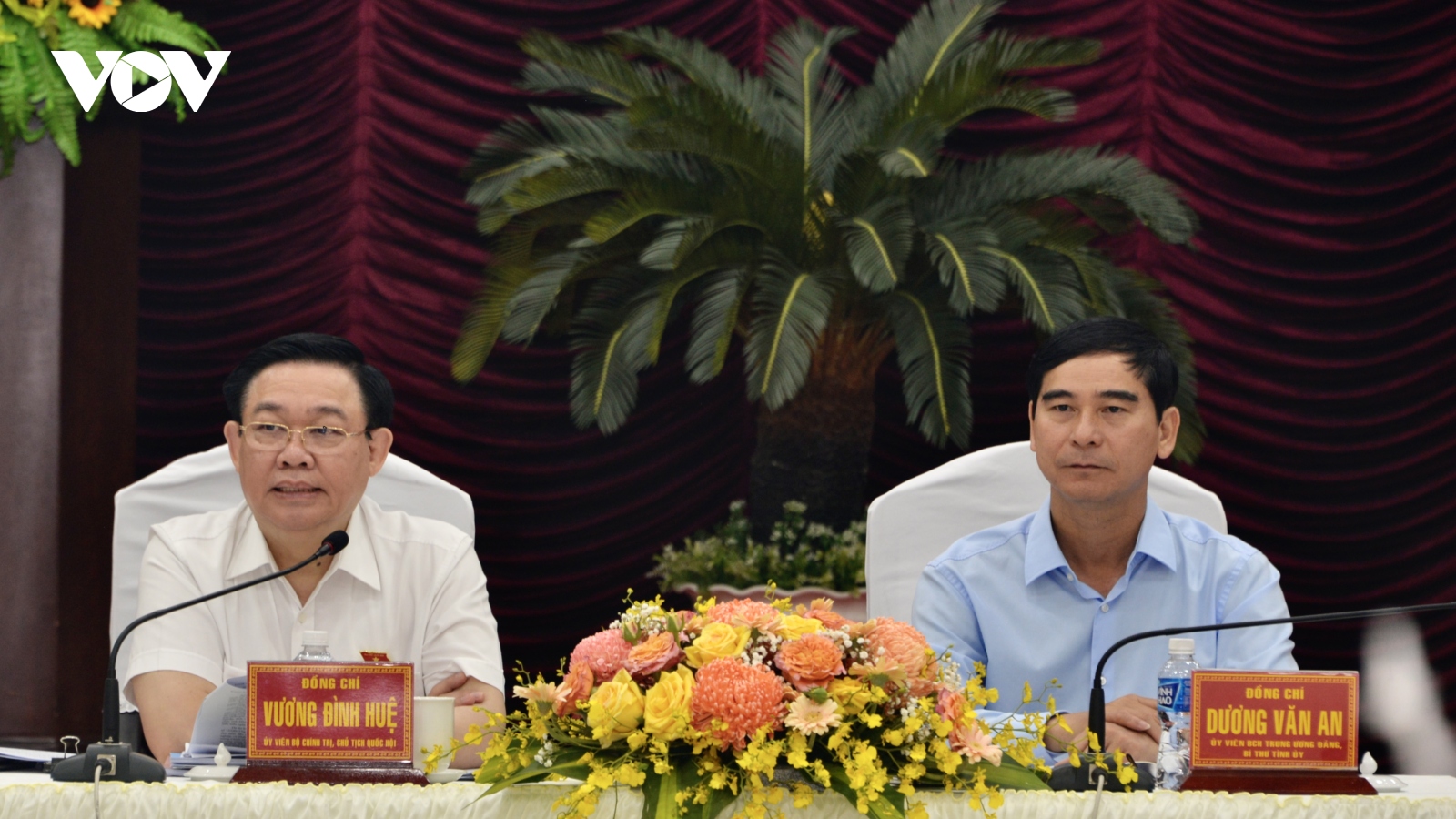 Chủ tịch Quốc hội Vương Đình Huệ thăm làm việc với tỉnh Bình Thuận