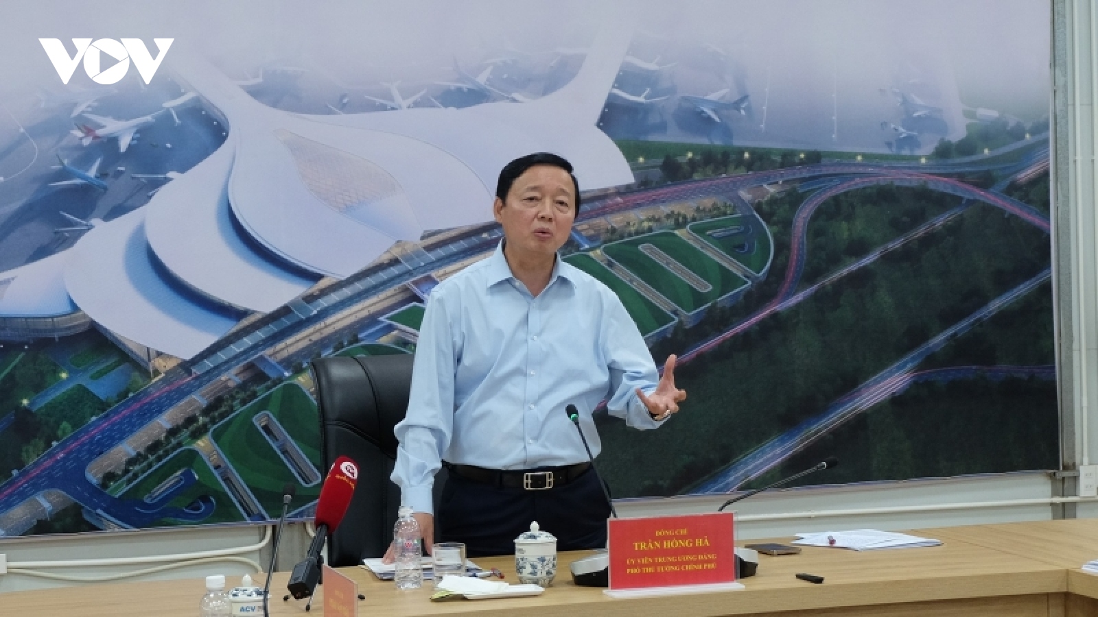Phó Thủ tướng Trần Hồng Hà kiểm tra tiến độ Dự án sân bay Long Thành