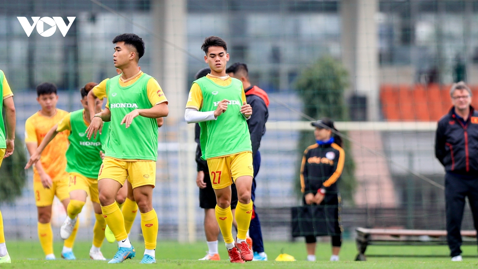 Dàn sao U20 háo hức tập luyện cùng U23 Việt Nam