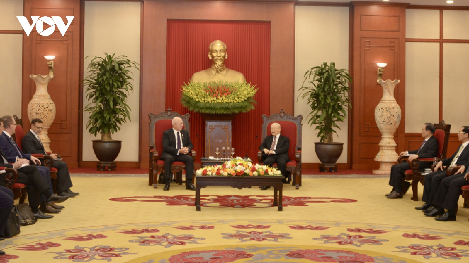 Tổng Bí thư tiếp Toàn quyền Australia thăm cấp Nhà nước tới Việt Nam