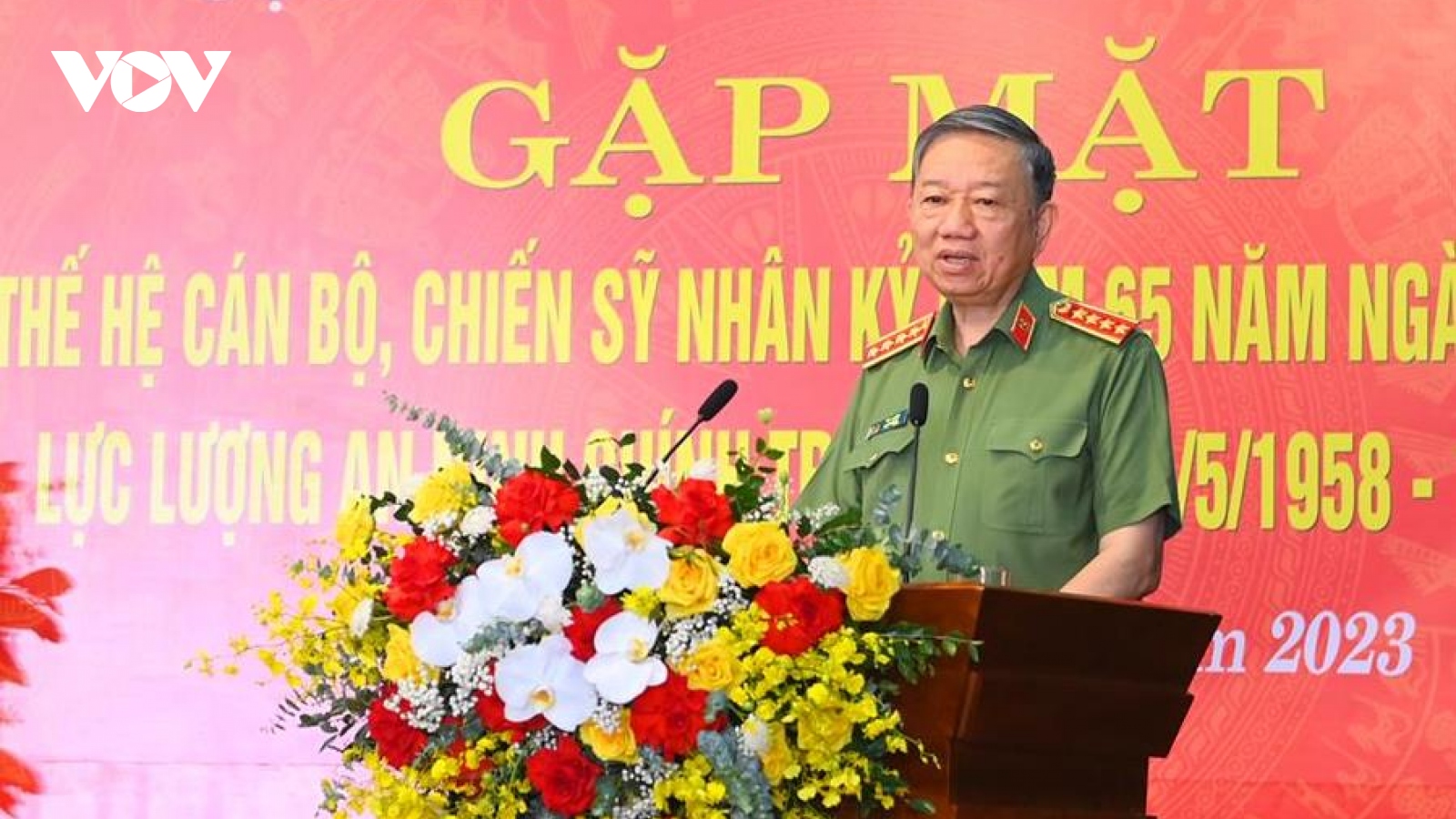 Bộ trưởng Tô Lâm dự kỷ niệm ngày truyền thống Lực lượng An ninh Chính trị nội bộ