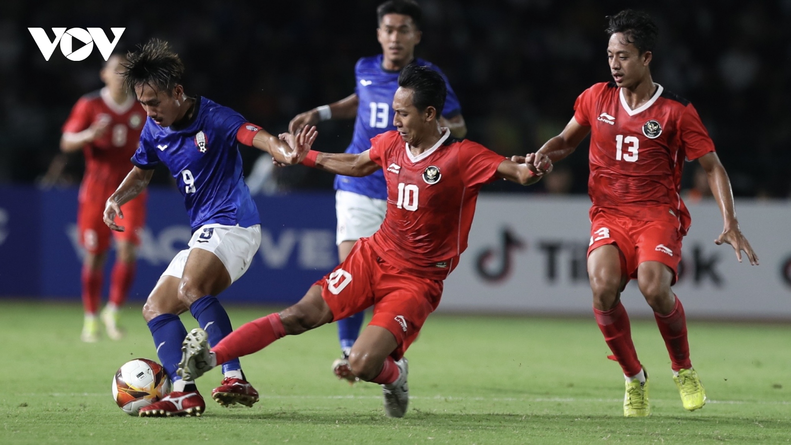 Beckham ghi bàn, U22 Indonesia tiễn U22 Campuchia rời SEA Games 32