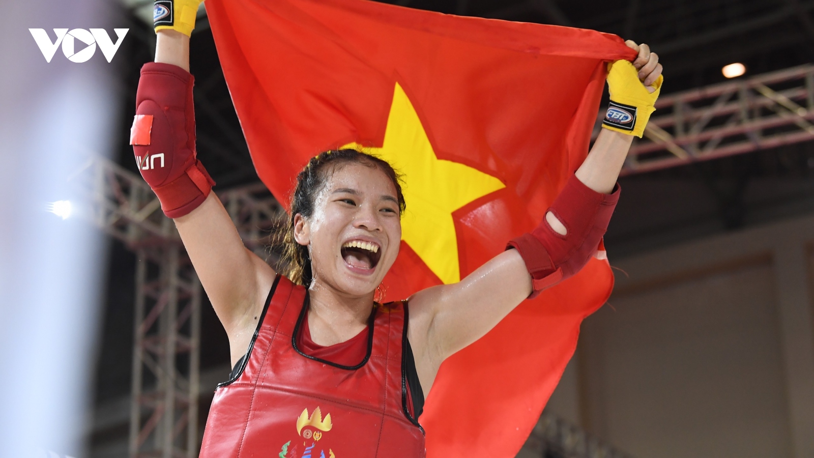 Võ sĩ Việt Nam chia sẻ ''bí quyết'' giành HCV ở môn võ truyền thống của Campuchia