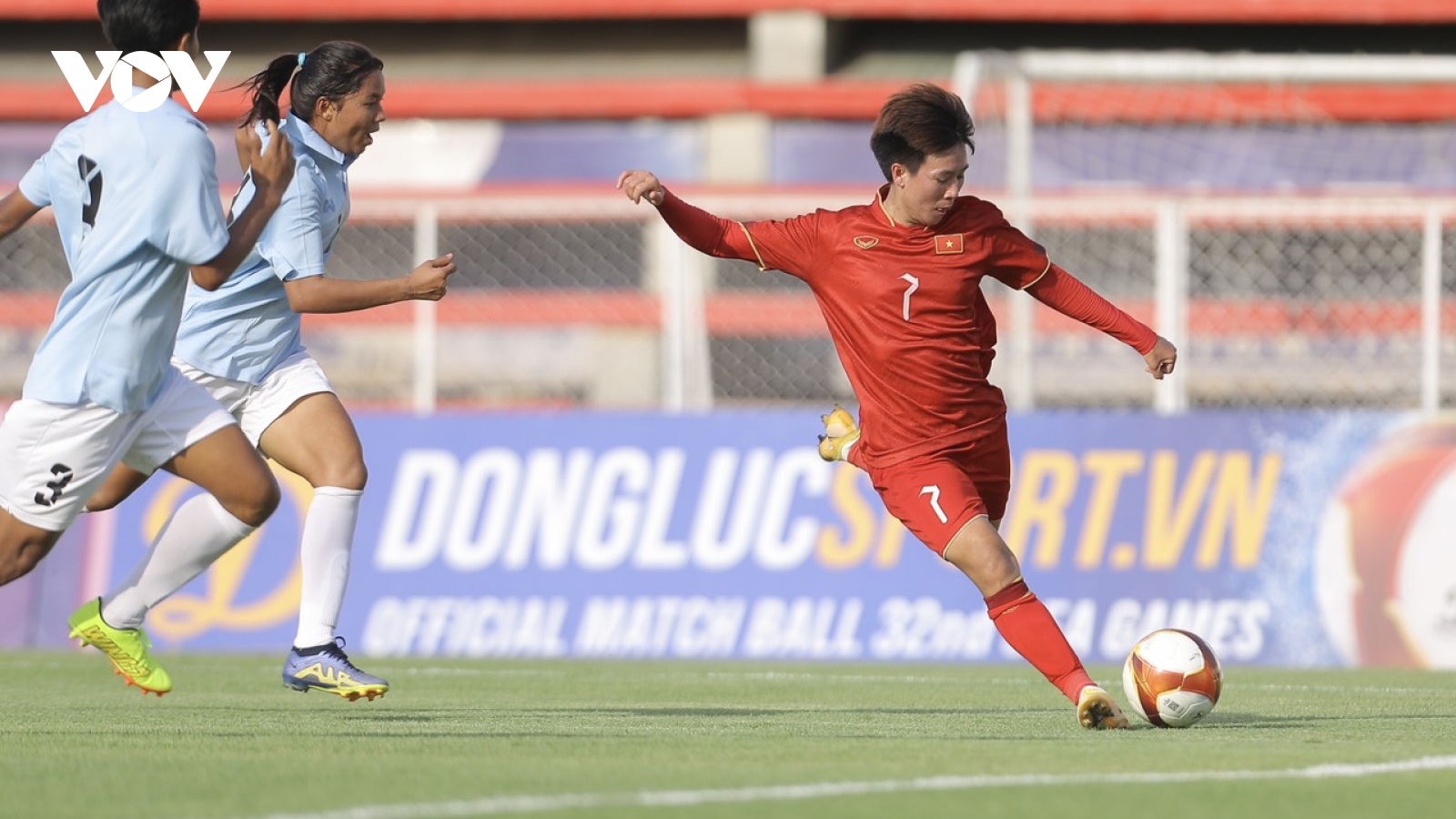 Đánh bại Myanmar, ĐT nữ Việt Nam tiến sát bán kết SEA Games 32