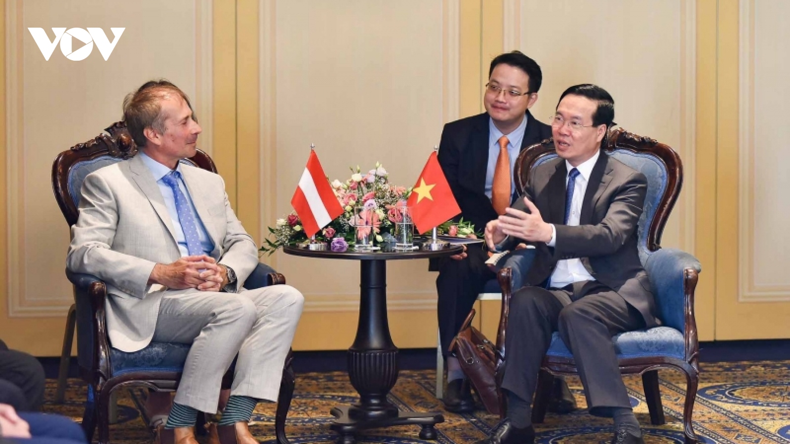 Chủ tịch nước tiếp Hội Hữu nghị Áo – Việt Nam và một số người bạn Áo