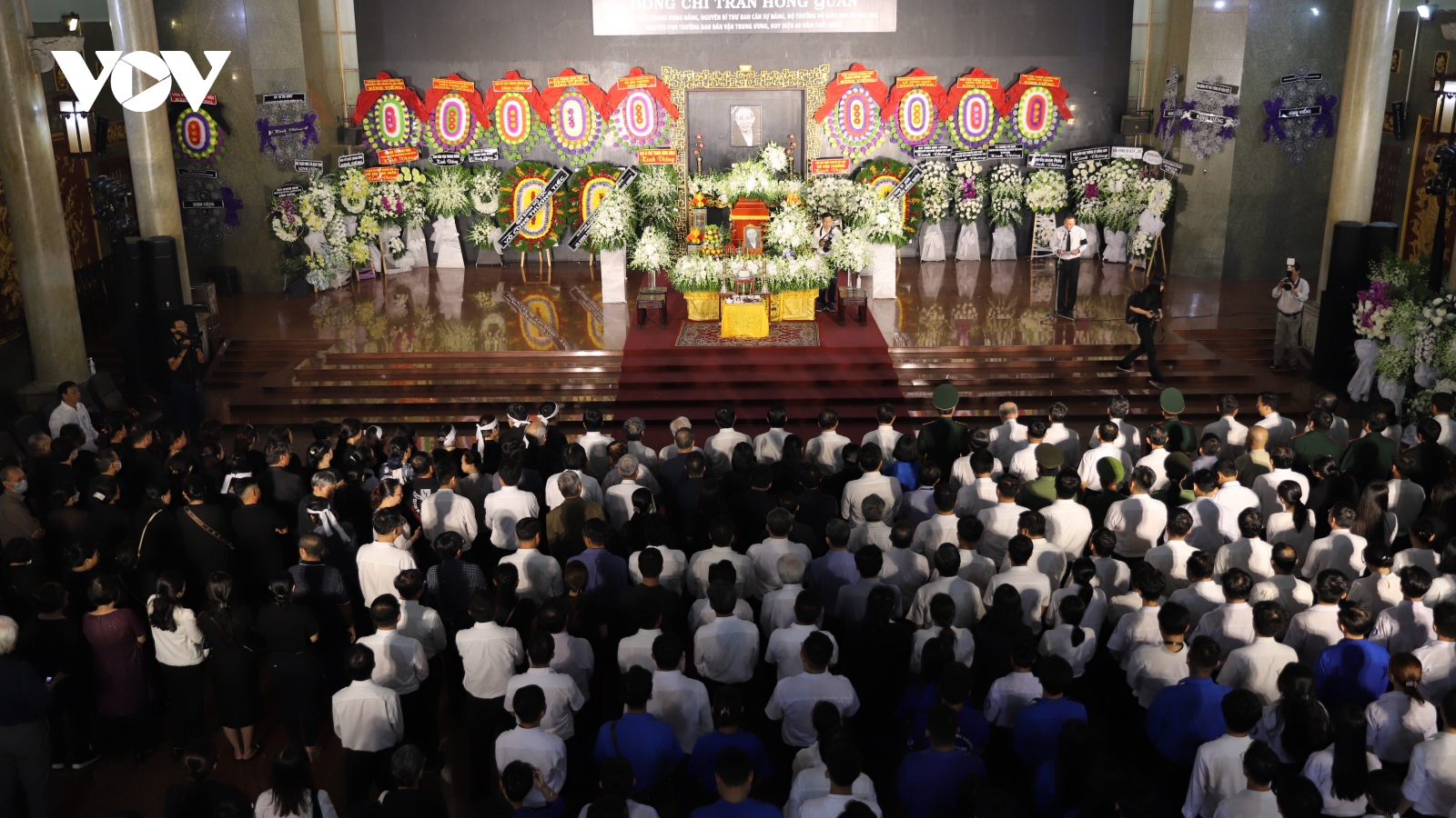 Lễ truy điệu và đưa tang nguyên Bộ trưởng GD-ĐT Trần Hồng Quân