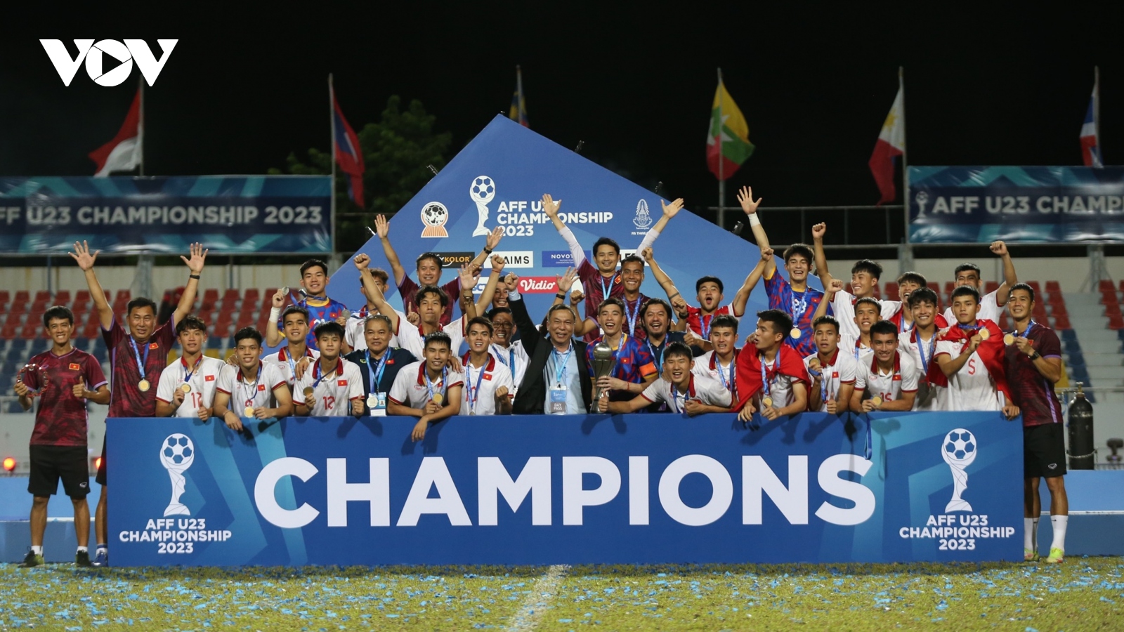 Vô địch U23 Đông Nam Á 2023, U23 Việt Nam được VFF thưởng 1,8 tỷ đồng
