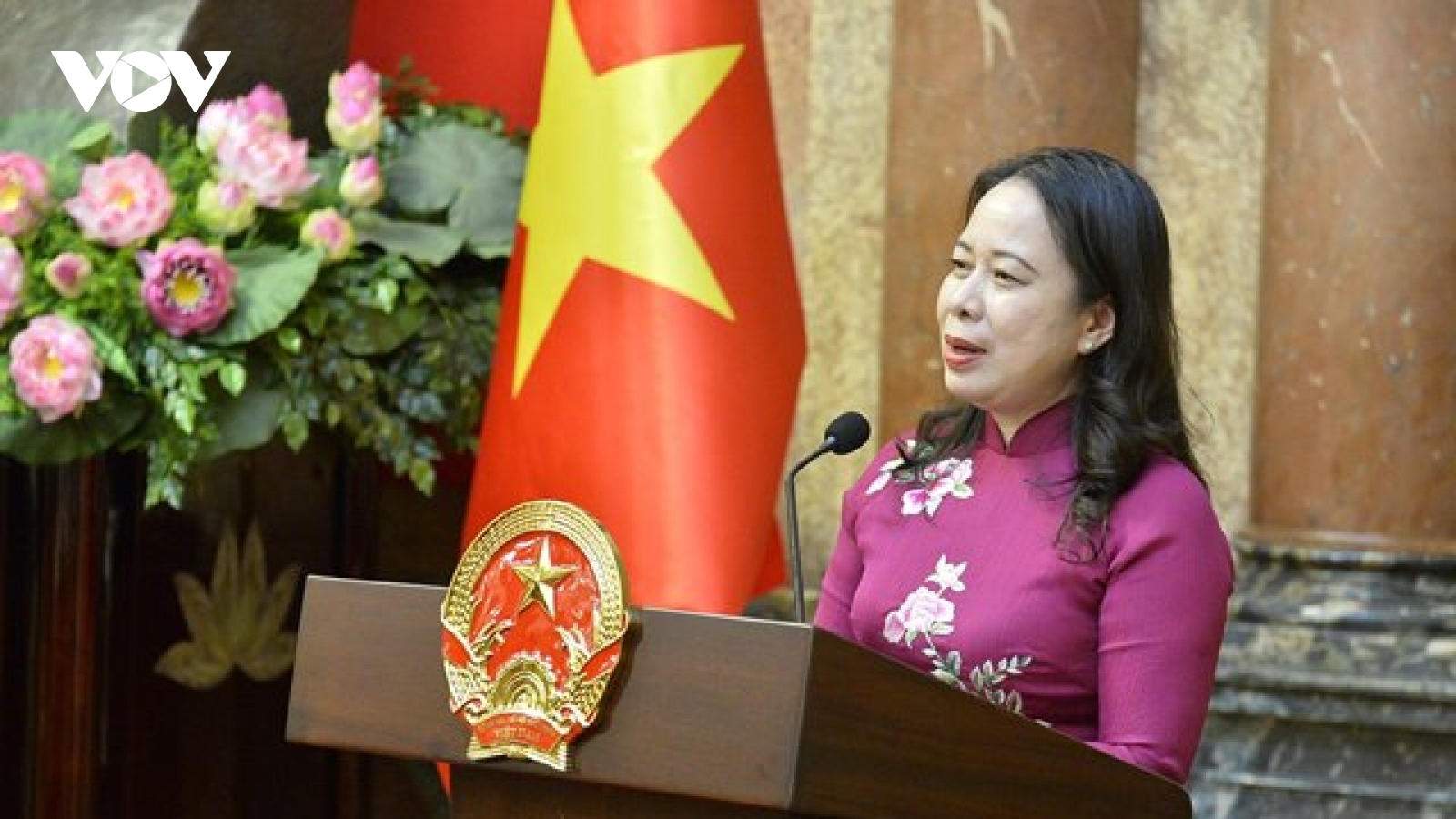 Phó Chủ tịch nước Võ Thị Ánh Xuân gặp mặt Đoàn đại biểu điển hình tỉnh Lào Cai