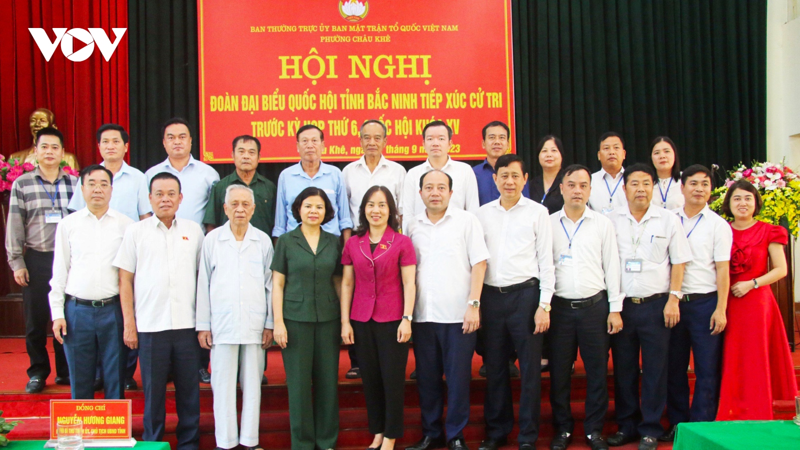 Chủ tịch tỉnh Bắc Ninh tiếp xúc cử tri phường Châu Khê