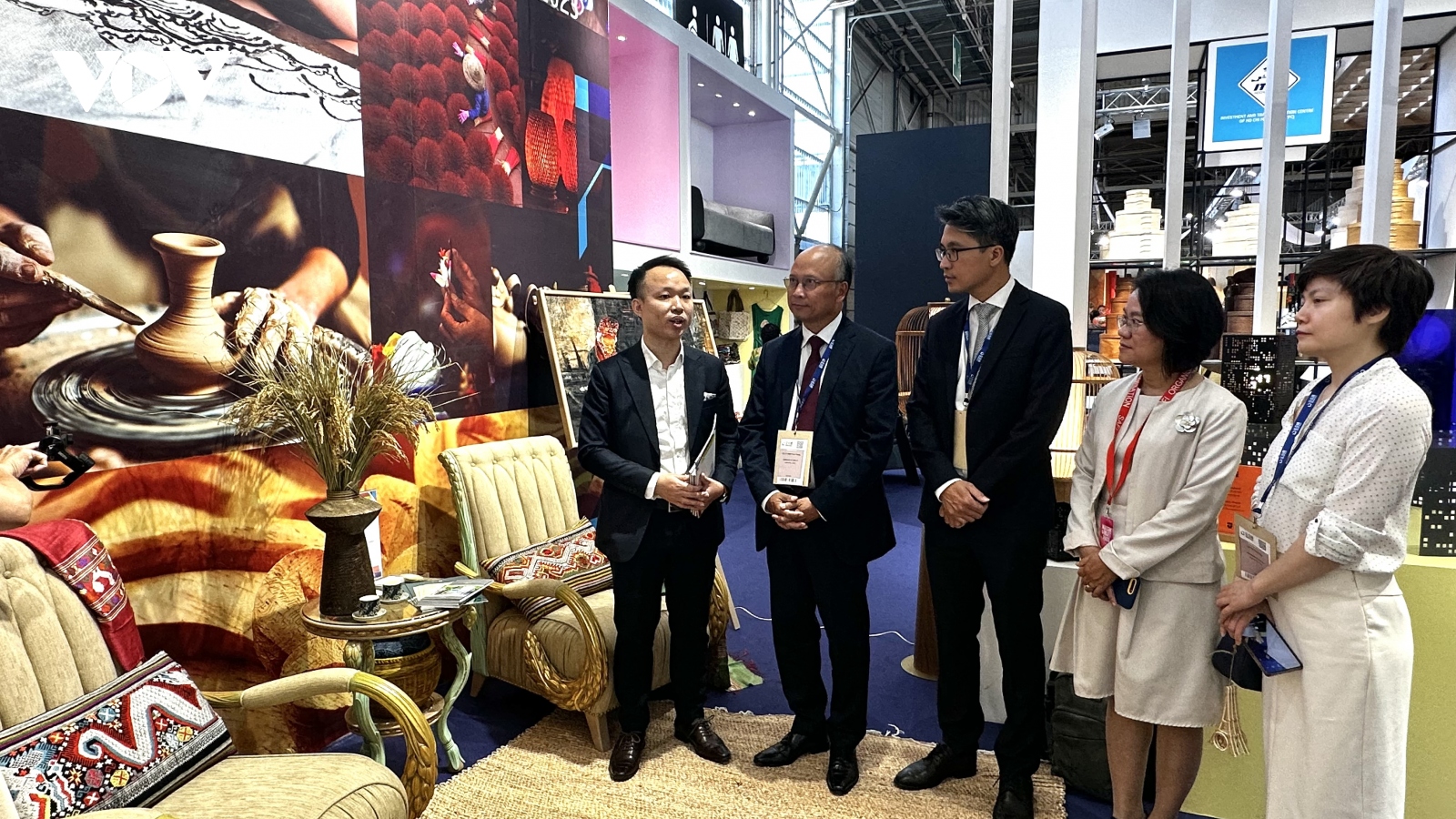 Việt Nam in đậm dấu ấn tại triển lãm nội thất quốc tế Maison & Objet 2023 - Pháp