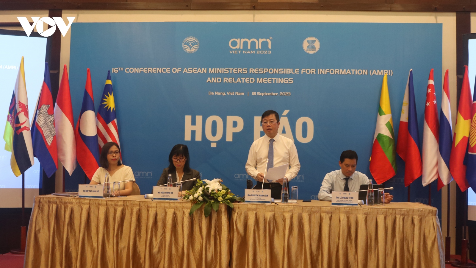 Hội nghị Bộ trưởng Thông tin ASEAN lần thứ 16 diễn ra tại Đà Nẵng từ 20-23/9/2023