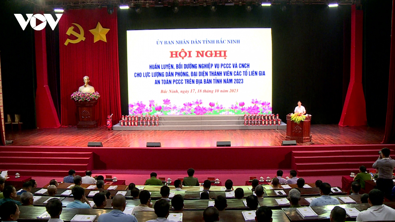 1.500 dân phòng, tổ liên gia ở Bắc Ninh học kỹ năng phòng cháy, chữa cháy