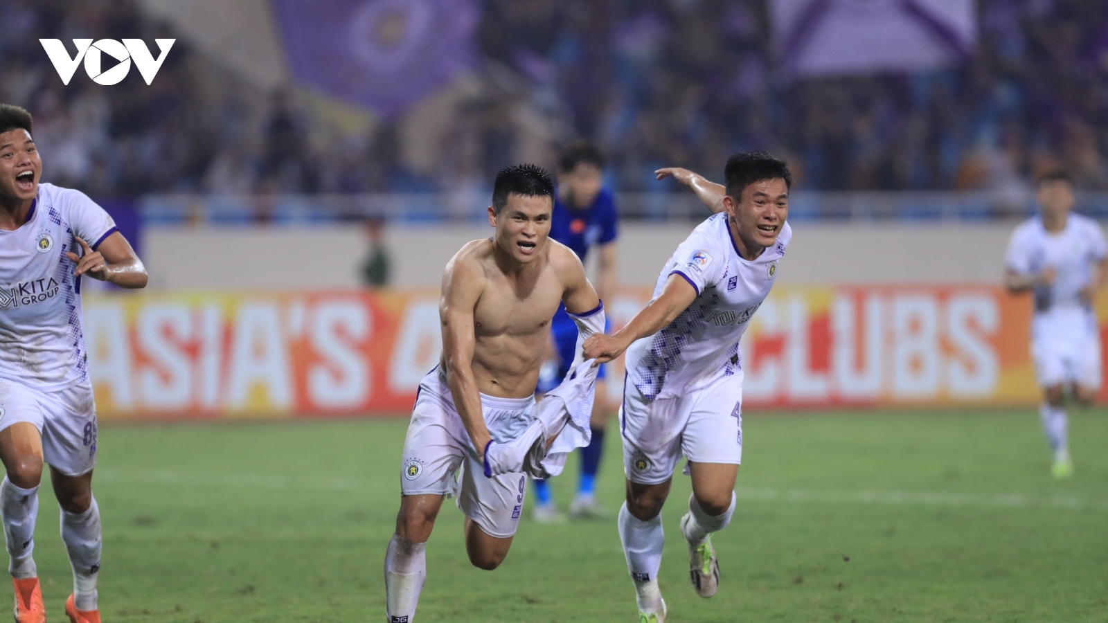 Tuấn Hải lập cú đúp, Hà Nội FC có chiến thắng lịch sử ở cúp C1 châu Á