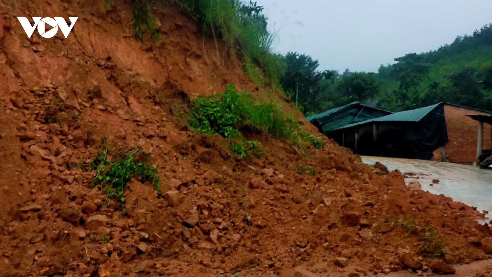 Mưa lớn ở Quảng Ngãi gây ngập, sạt lở chia cắt cục bộ nhiều tuyến đường