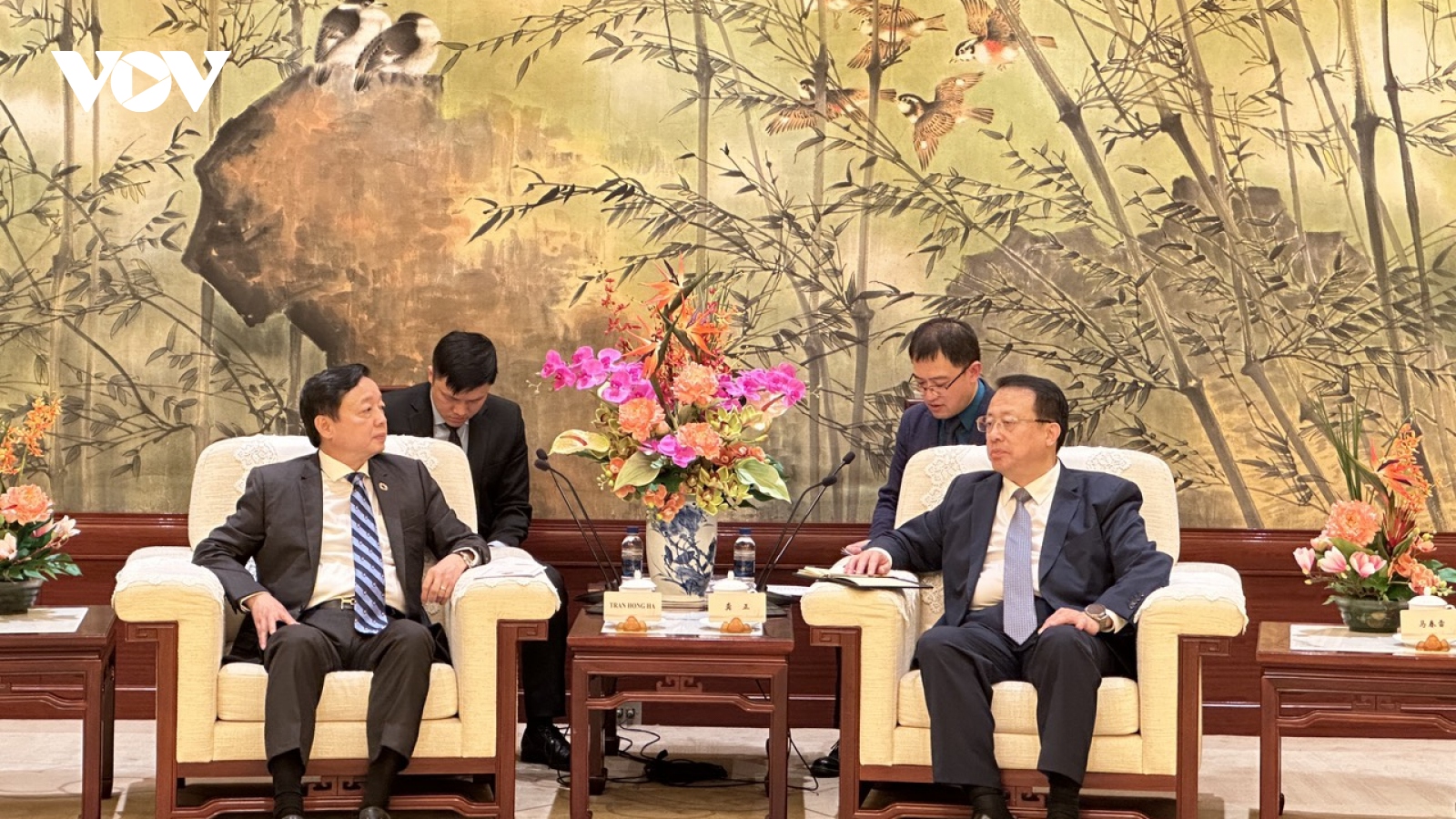 Phó Thủ tướng Trần Hồng Hà tiếp Thị trưởng thành phố Thượng Hải Cung Chính